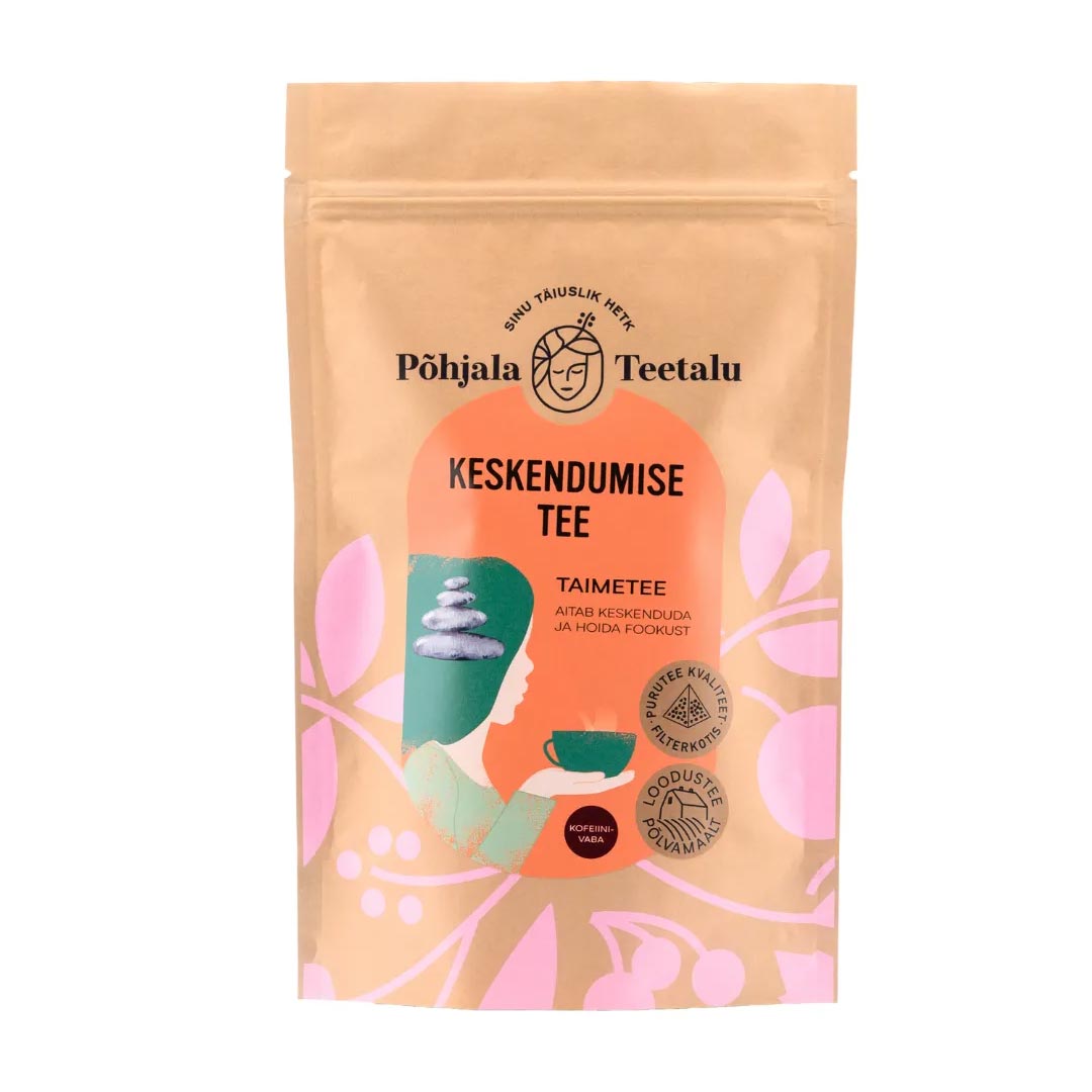 Funktsionaalne taimetee KESKENDUMISE TEE (55tk)